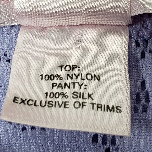 Victoria's Secret Women’s Light Purple Shear Lace See Through Chemise Top - Picture 5 of 5